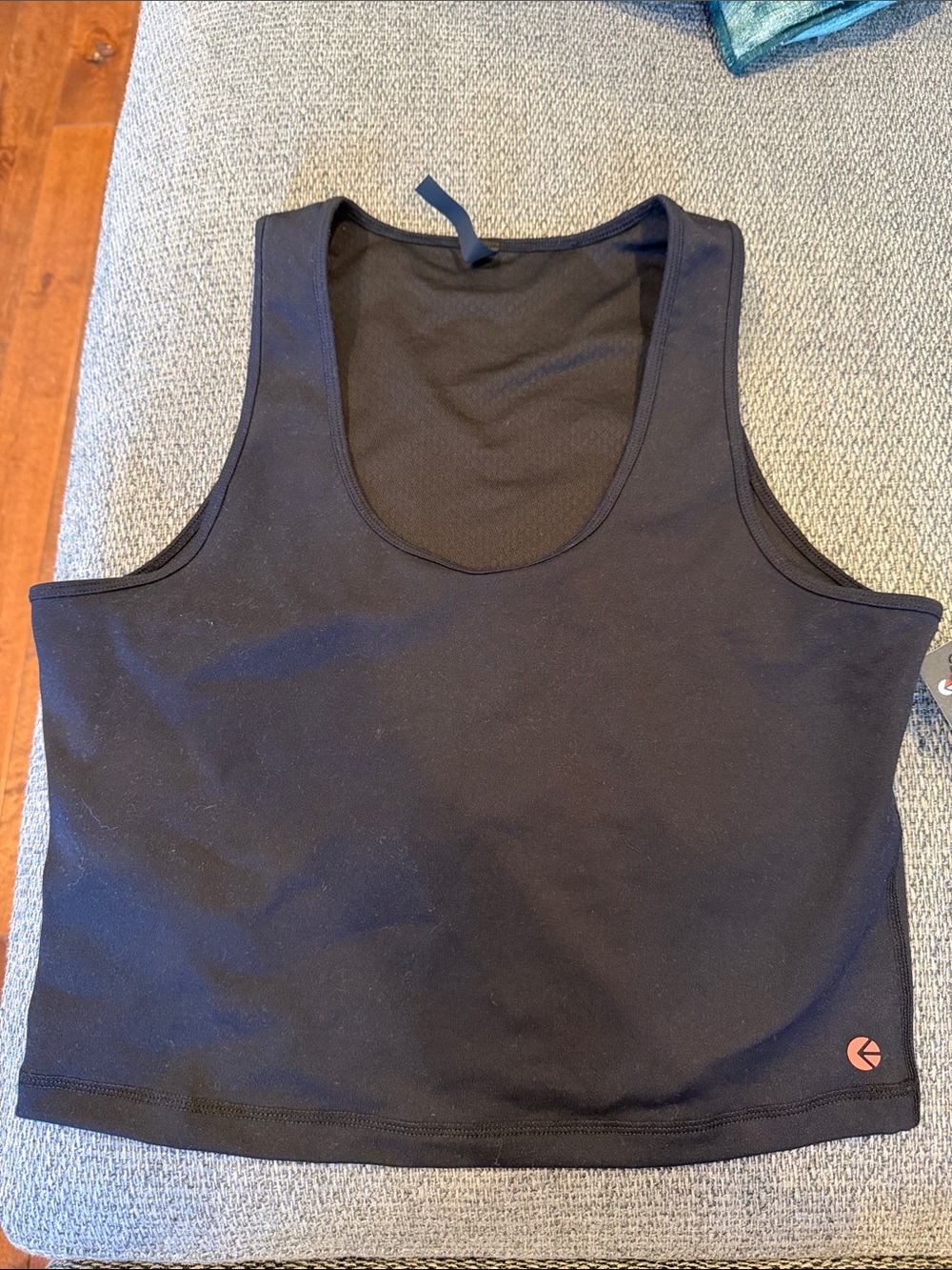 ethika Black Scoop Neck Tank Top